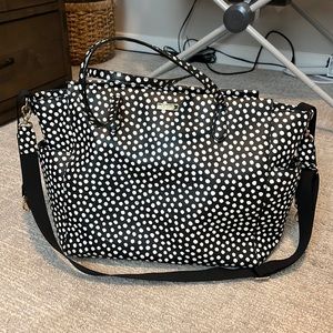 Polka dot Kate spade diaper bag